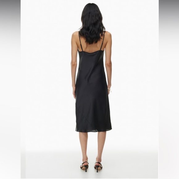 Aritzia ‘Wilfred’ Satin midi slip dress - Picture 4 of 5